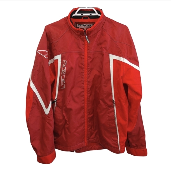 FXR Men's Medium Red Winter Racing Pack Jacket - Picture 1 of 9